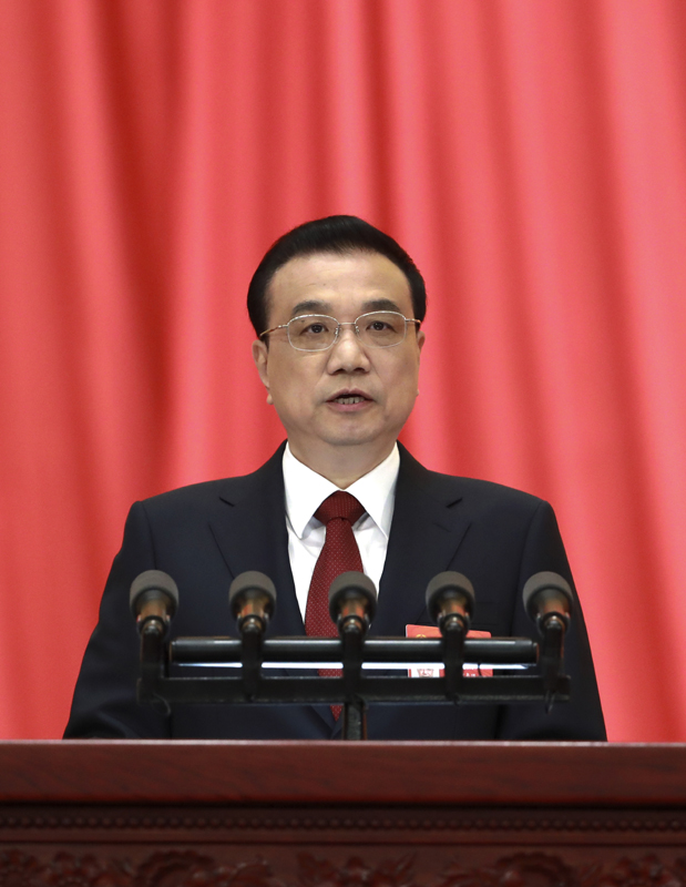 3月5日,李克强总理代表国务院在十三届全国人大二次会议上作《政府工作报告》。
