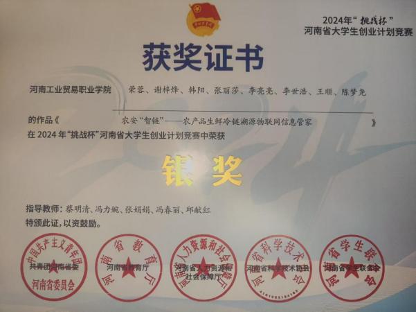 2024挑战杯银奖